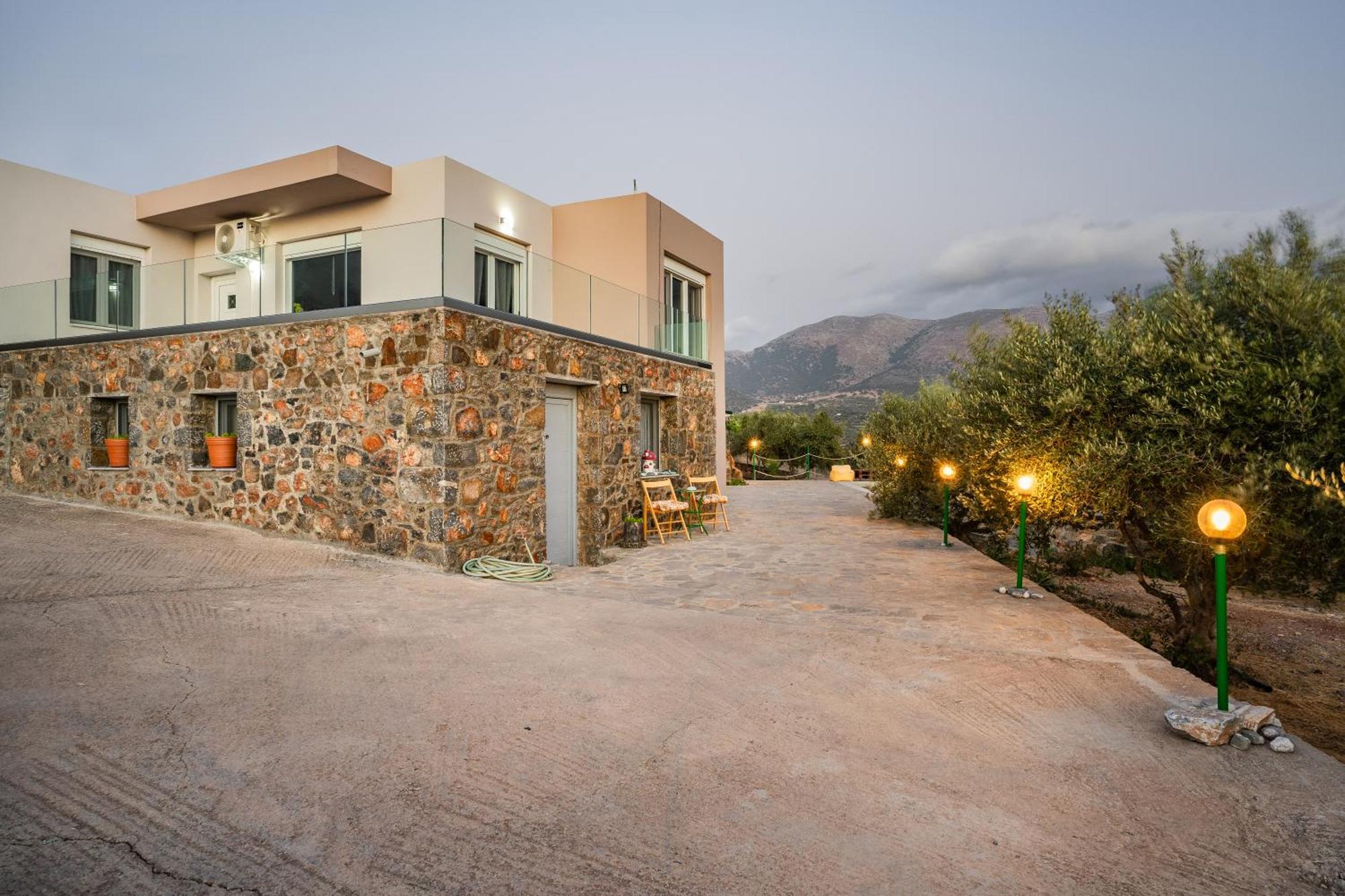 Villa Aktis With Freshwater Pool And Sea View Sissi  Bagian luar foto